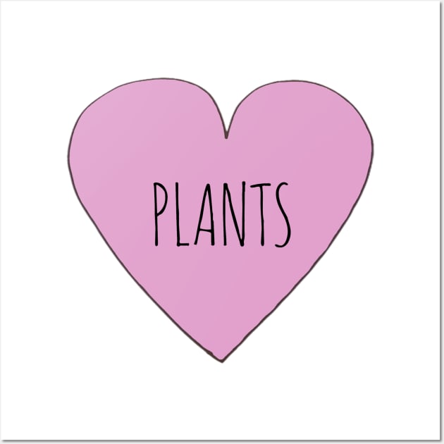 Plant Love Wall Art by wanungara